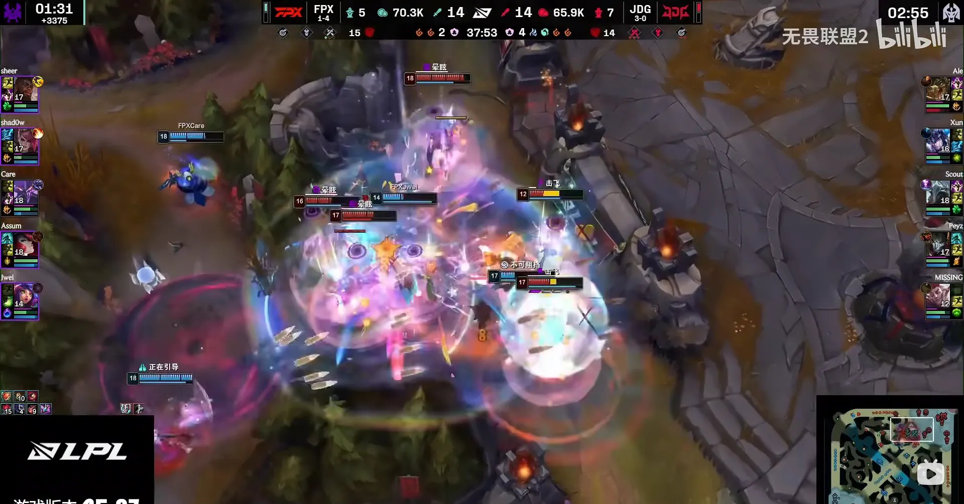 EDG碾压V5，Knight团战一打五焦点之战2025世界赛，点燃全场激情的简单介绍